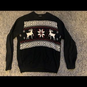 Christmas Sweater Men’s Black Medium